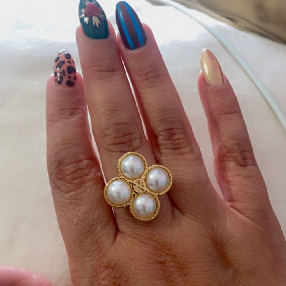 Tory Burch pearl ring